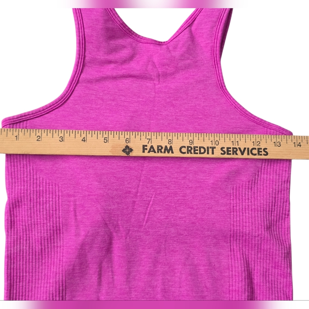 Lululemon Pink Racerback Tank Top With Padding Size 6 - Picture 5 of 5